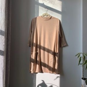 Mock Neck Sweat Dress | Boohoo